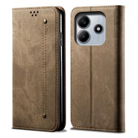 DENIM Pénztárcahuzat Xiaomi Redmi Note 14 taupe