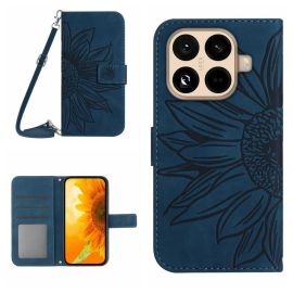 ART SUNFLOWER Pénztárca tok zsinórral Xiaomi 15T Pro kék színhez