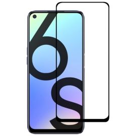 3D edzett üveg Realme 6s fekete