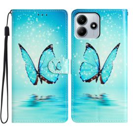 ART Tárcatakaró: Xiaomi Redmi Note 14 5G BLUE BUTTERFLY