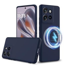 RUBBER MAGSAFE Szilikon borítás Motorola Edge 50 Neo-hoz / ThinkPhone 25 NAVY BLUE