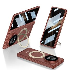 GKK ROTATE Honor Magic V5 állvánnyal ellátott védő tok bordó