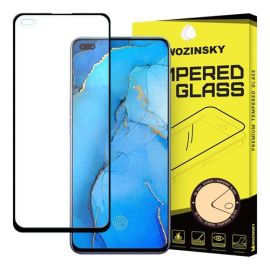 3D edzett üveg Oppo Reno 3 Pro fekete