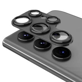 ENKAY ALU Kameraüveg Samsung Galaxy S23 Ultra 5G BLACK készülékhez