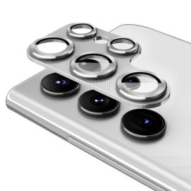 ENKAY ALU Kameraüveg Samsung Galaxy S23 Ultra 5G SILVER telefonhoz