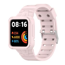 GLACIER Védőtok szíjjal Xiaomi Redmi Watch 2 Lite rózsaszín