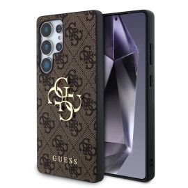 GUESS 4G METAL tok Samsung Galaxy S25 Ultra 5G barna