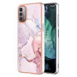 IMD MARBLE Védőburkolat Nokia G11 / G21 ROSE GOLD