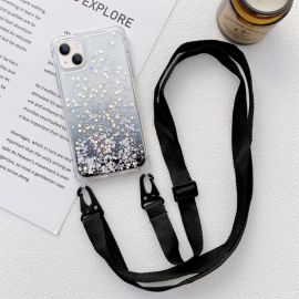 GLIT huzat kábellel Apple iPhone 14 Plus fekete