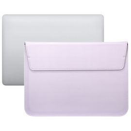 LEATHER Apple Macbook Air 13" / Macbook Pro 13" világoslila tok