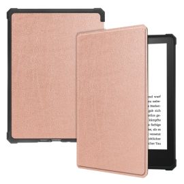 LEATHER összecsukható borító Amazon Kindle Paperwhite 5 rózsaszín