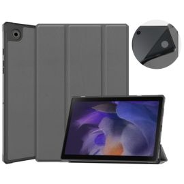 LEATHER Flip tok Samsung Galaxy Tab A8 (SM-X205 / SM-X200) szürke