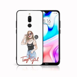 PROTEMIO MY ART Védőtok Xiaomi Redmi 8 - TOUGH GIRL (131)
