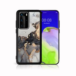 PROTEMIO MY ART Védőburkolat Huawei P40 GREY MARBLE (140)