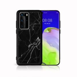 PROTEMIO MY ART Védőburkolat Huawei P40 BLACK MARBLE (142)