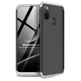 360° védőburkolat Samsung Galaxy M21 fekete-ezüst