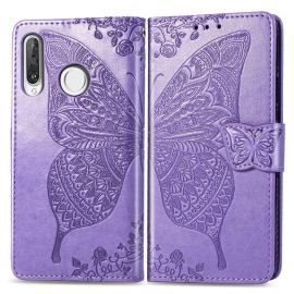 ART Peňaženkový kryt Huawei P30 Lite BUTTERFLY fialový