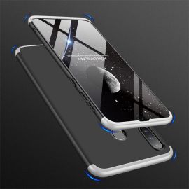 360° védőtok Samsung Galaxy A30 fekete-ezüst