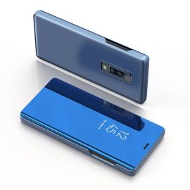 MIRROR Zaklápací kryt Samsung Galaxy A50 modrý