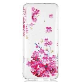 ART TPU ochranný obal Samsung Galaxy A50 PLUM FLOWERS