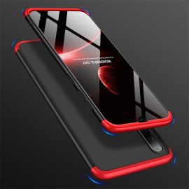 360° Samsung Galaxy A50 védőburkolat fekete-piros