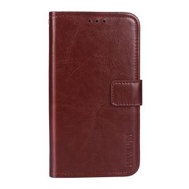IDEWEI Wallet tok Asus ZenFone 8 (ZS590KS) barna