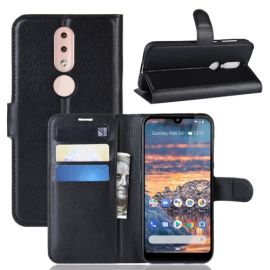 LITCHI pénztárcavédő Nokia 4.2 fekete