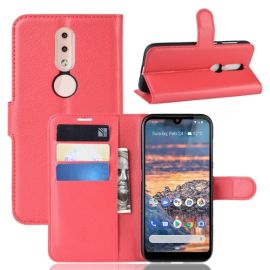 LITCHI pénztárcavédő Nokia 4.2 piros