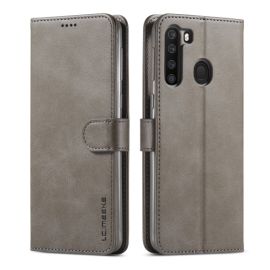 IMEEKE Wallet tok Samsung Galaxy A21 szürke