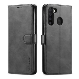 IMEEKE Wallet tok Samsung Galaxy A21 fekete