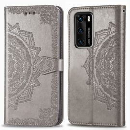 ART pénztárcavédő Huawei P40 ORNAMENT szürke