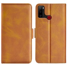 SIDE Wallet tok Ulefone Note 10 világosbarna