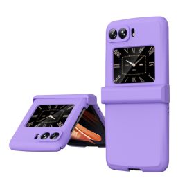 MACARON Műanyag borítás Motorola Razr 2022 5G lila