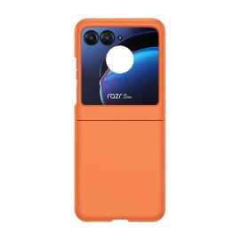 PLASTIC Műanyag védőburkolat Motorola számára Razr 50 narancs
