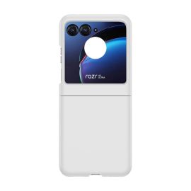 PLASTIC Műanyag védőburkolat Motorola számára Razr 50 fehér