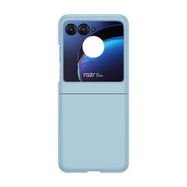 PLASTIC Műanyag védőburkolat Motorola számára Razr 50 világoskék