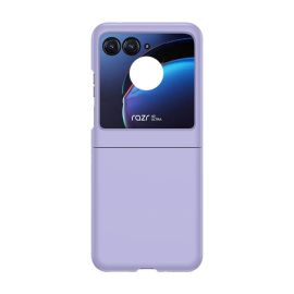 PLASTIC Műanyag védőburkolat Motorola számára Razr 50 lila