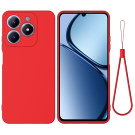 RUBBER Védőburkolat Realme-hoz C61 piros