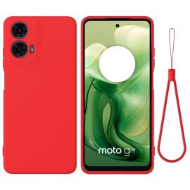 RUBBER Motorola Moto G04 / G24 / G24 Power red védőburkolat