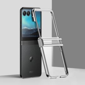 ELECTRO Műanyag borítás Motorola Razr 50 ezüsthöz