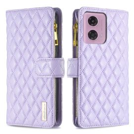 LATTICE Motorola Moto G04 / G24 / G24 Power lila védőtok