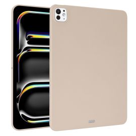RUBBER Védőburkolat a Apple iPad Pro 11 2024 / M5 2025 bézs színhez