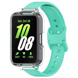 PROTEMIO COVER SET Óraszíj + tok Samsung Galaxy Fit3 mentazöld