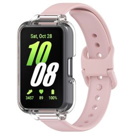 PROTEMIO COVER SET Óraszíj + tok Samsung Galaxy Fit3 rózsaszín