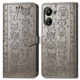 ART ANIMALS Pénztárcahuzat Xiaomi Redmi 13C / Poco C65 szürke