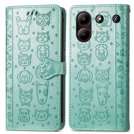 ART ANIMALS ZTE Blade A54 pénztárcahuzat zöld