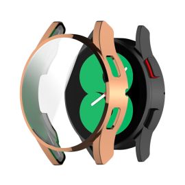 TPU TELJES BORÍTÓ Borító a Samsung Galaxyhoz Watch FE rózsaszín arany