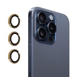 ENKAY ALU Kameraüveg Apple iPhone 16 Pro / 16 Pro Max barna