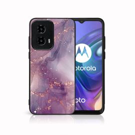 PROTEMIO MY ART Védőburkolat a Motorola Moto G04 / G24 / G24 teljesítményhez PURPLE (148)