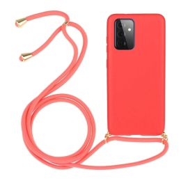 ROPE Huzat zsinórral Samsung Galaxy A72 piros
